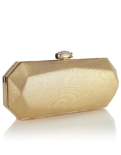 Monsoon Womens South Beach Clutch Size 00 Gold