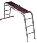 ClimbTek CT412 Four-Section 300-Pound Duty Rating Aluminum Articulating Ladder, 12-Foot