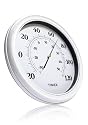 Timex TX3000-1 11.06-Inch Patio Thermometer with Glass Lens and PVC Dial (White)