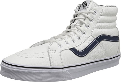 white leather van high tops