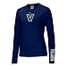 Nike Villanova Wildcats Navy Blue Ladies Classic Logo Long Sleeve T-shirt