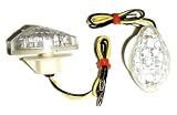Motorcycle 01-08 Honda LED Flushmount Turn Signals Clear Flush Mount Indicators Signals Fits 600RR 600 F41 1000RR