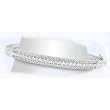 14K White Gold Diamond Bangle Bracelet - 2.00 Ct.