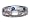 0.40 cts Sapphire Band in 18k White Gold Size 4 LIFETIME WARRANTEE