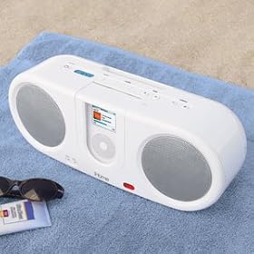 iHome Water-Resistant Boom Box, Black, BLACK by Brookstone