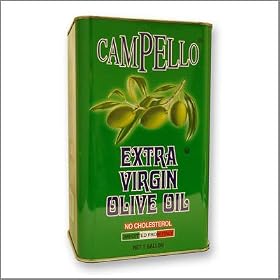 Extra Virgin Olive Oil - Cold Pressed - 1 Gallon-Tin by Celio