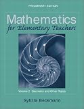 Mathematics for Elementary Teachers Volume II: Geometry and Other Topics, Preliminary Edition (with Activities Manual)