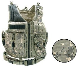 Airsoft Vest Holster Univ Digital Camo