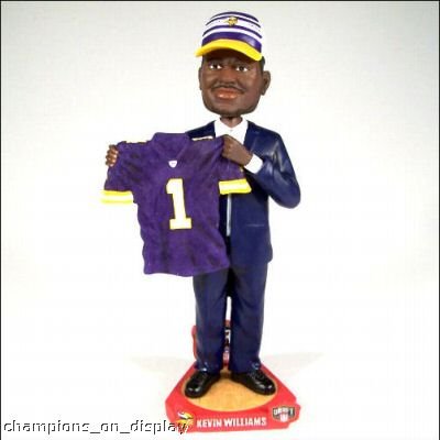 Buy MINNESOTA VIKINGS KEVIN WILLIAMS BOBBLEHEAD BOBBLE! by Forever Collectibles