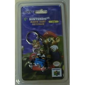 Nintendo 64 Mario Kart Keychain Luigi
