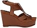 Nine West Women's Valonia Leather Wedge Sandal