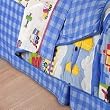 Trains, Planes & Trucks Queen Cotton Bed Skirt by Olive Kids