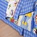 Trains, Planes & Trucks Queen Cotton Bed Skirt by Olive Kids