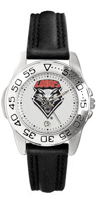New Mexico Lobos- (University of) Ladies Leather Sports Watch