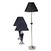 Ceramic Table/ Floor Lamp Combination 3-pk. - Black