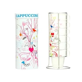 Bud Cappucino Set Tower Daydream with Ceramic Stand