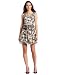 Kensie Women's Twig Print Dress, Black Multi, X-Small