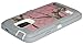 Huaxia Datacom Camo Tree Shockproof High Impact Hybrid Defender Case Cover for Samsung Galaxy S5 SV i9600 (Not for S5 active, Not for S5 Sports) - Pink Camo Tree on White Core