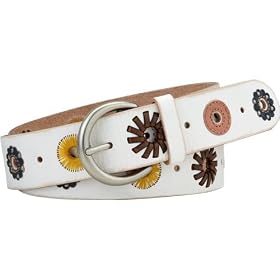 Fossil Lacing and Grommets Belt