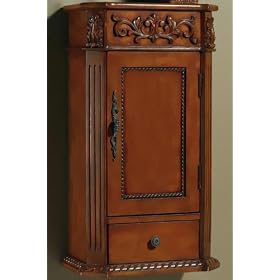 Chelsea Wall Cabinet, 30Hx17.5W, ANTIQUE CHERRY