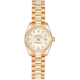 Click here to buy Rolex Oyster Perpetual Lady Datejust Ladies Watch 179175-RDP by Rolex.
