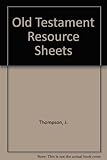 Old Testament resource sheets