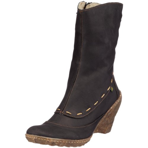 El Naturalista Ambar N485, Damen Stiefel, Schwarz (Ebano), EU 41