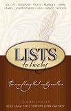 Lists to Live By: The First Collection: For Everything that Really Matters (Lists to Live By)