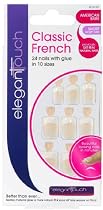 Elegant Touch Get Real Artificial Nails Natural Bare Short