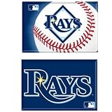 TAMPA BAY RAYS OFFICIAL LOGO MAGNET 2 PACK