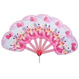 Hello Kitty Foldable Hand Fan - Ice Cream Stroll
