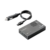 Logitec DC�EAC�C���o�[�^�[ �ԍڗp USB�|�[�g���� 150W LPA-CIVT150BK LPA-CIVT150BK