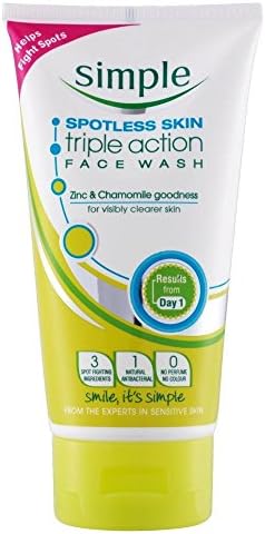 Simple Spotless Skin Triple Action Face Wash (150ml) - Pack of 6