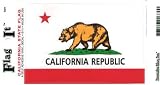 California Heavy Duty Vinyl Bumper Sticker (3 x 5 Inches)
