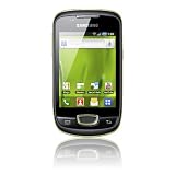 Samsung S5570i Galaxy Mini - Smartphone libre Android (pantalla táctil de 3,14" 240 x 320, cámara 3 Mp, 160 MB de capacidad, procesador de 832 MHz) color negro y verde