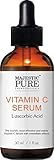 Majestic Pure Vitamin C Serum L-ascorbic Acid for Age Spots,Wrinkles, Sun Damage and Dark Circles Under the Eyes, 1 Fluid Ounce