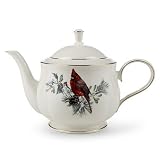 Lenox Winter Greetings Gold-Banded Teapot