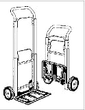Handee Truck - Multipurpose Collapsible Cart (Aluminum) (43H x 16W x 16D)