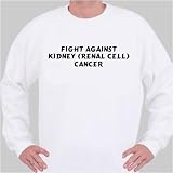 Fight Against Kidney (Renal Cell) Cancer Sweatshirt XX-Large White