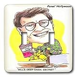 Londons Times Funny Panel Hollywood Cartoons - Bill Gates, Say It Ain t So - Light Switch Covers - double toggle switch