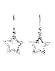 1/3 ct tw Diamond Star Earrings