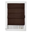 - Brown Micro Suede Cordless Roman Shade - 23x72