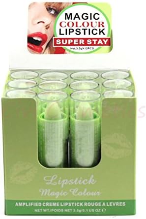 High Loving (12 Pcs/lot Whole) Magic colour Temperature change color lipstick moisture anti-aging protection lip balm For Gifts