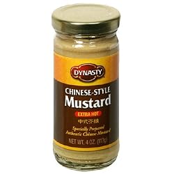 Dynasty Extra Hot Mustard, 4-Ounce Jars (Pack of 12)