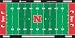 Zelosport Collegiate Finger Football Nebraska