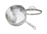 Cuisinart Chefs Classic Hard-Anodized Aluminum 20-Centimeter Universal Steamer with Lid