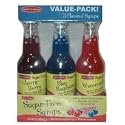 Slushie Express Syrup Sugar Free Flavors Value Pack- 3 Pack