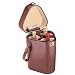 Kitchen & Housewares : Picnic Time Rhapsody 3-Bottle Insulated, Leatherette Deluxe Wine Case w/ Corkscrew (Mahogany)