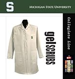 NCAA Michigan State Spartans Gelscrubs Long Labcoat
