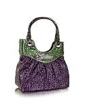 4136bntVQjL. SL160  Guess Comet   Multicolor Croco Patent Eco Leather Tote Bag